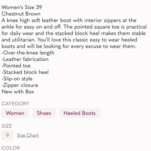 NEW Free People Dakota knee high leather boots - Picture 8 of 8